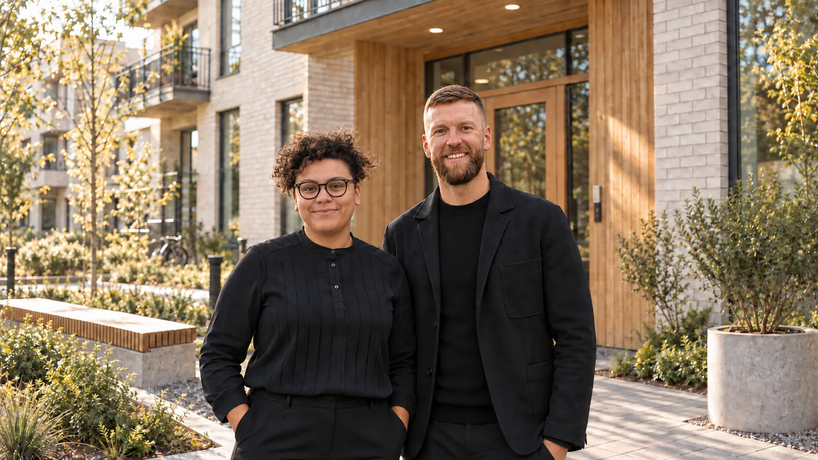 Jennifer Cronborn och David Sigrén, grundare av Bovän